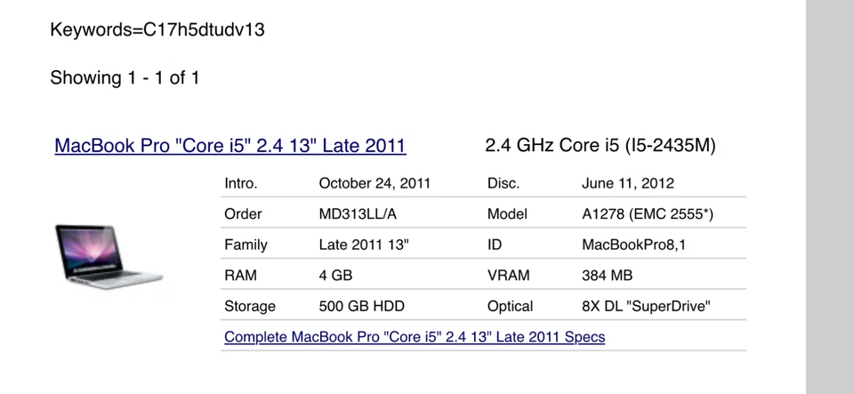 macbook pro late 2011 13 - Bild 4 von 4