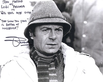007 Bond Film For Your Eyes Only 8x10 Szene Foto signiert von John Moreno