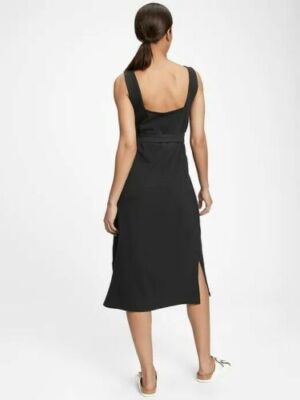 NWT GAP Women XXL Sporty Elegant Squareneck Belted Tank Soft Knit MIDI Dress  | eBay