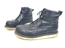 IRISH SETTER ASHBY 6" Black Safety Moc Toe Heavy Duty Work Boots Men's US 11 D