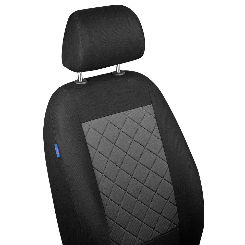 Autositzbezug Schonbezug, Vordersitzbezüge, Opel Combo, Schwarz