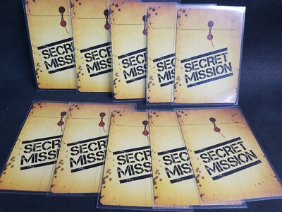 RIVET WARS EASTERN FRONT REPLACEMENT 10x SECRET MISSION CARDS SLEEVED MINT **
