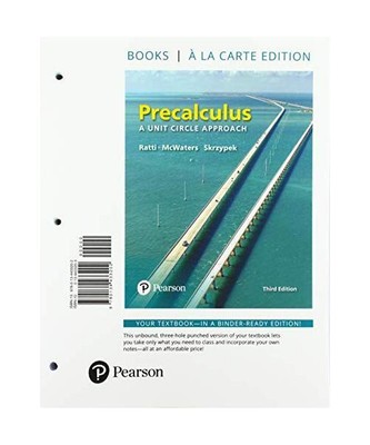 Precalculus + Mylab Math With Pearson Etext 18 Week Access Card: A Unit Circle A