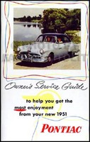 1951 Pontiac Owners Manuell Silber Strak Streamliner Torpedo Catalina Chieftain