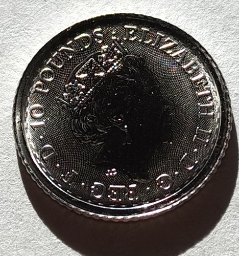 1/10 oz (3.11 grams) PLATINUM 2018 BRITANNIA COIN 9995 ROYAL MINT - Picture 3 of 3