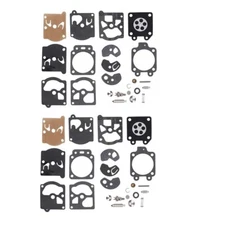 2 Pack Carburetor Rebuild Kit For CRAFTSMAN 358.355140 Chainsaw 