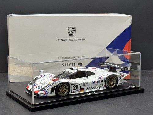 Spark Porsche GT1 #26 Winner 24h LeMans w/ Display Case Ltd. to 911 1/18 Scale - Foto 1 di 9