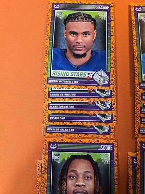 🟠🎃🟣 2024 Score-A-Treat Football Set Of Rising Stars Rookies #1