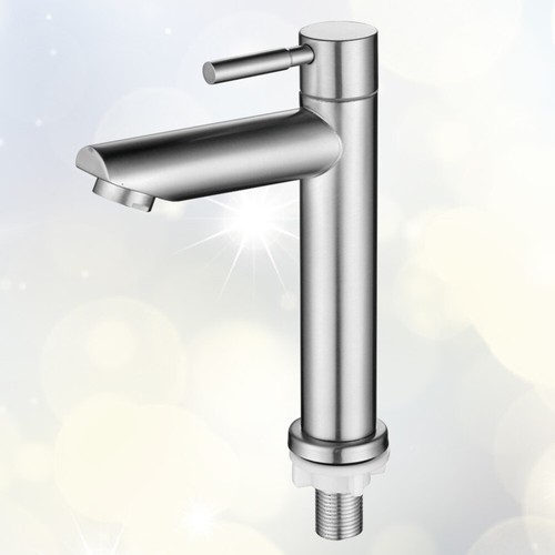 Single Cold Basin Faucet Water Only Bathroom Sink Faucets for Home Sinks - Bild 3 von 11