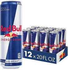 Red Bull Energy Drink 20 Fl Oz (Pack of 12)