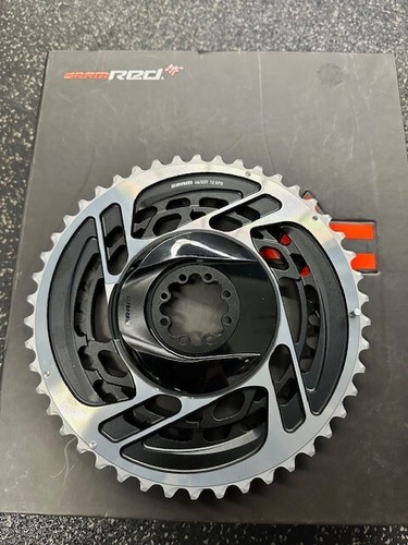 SRAM Red AXS Chainring Set 46t / 33t SRAM Direct Mount 2x12-Speed Aluminum Gray - Picture 2 of 2