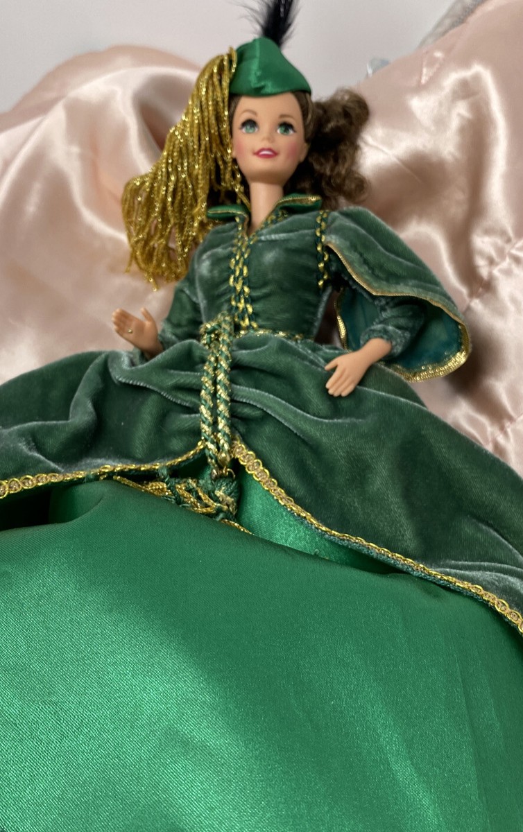 barbie doll as scarlett o'hara green drapery dress value O’Hara in Pin Ads