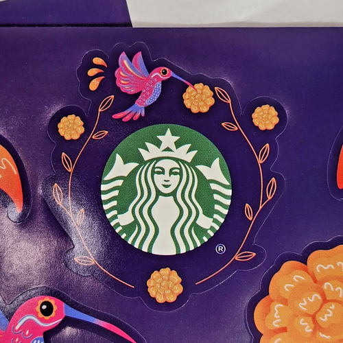 Starbucks 2024 Dia De Los Muertos Day of the Dead Sticker 3 Sheet Set 10 Decal - Picture 7 of 8