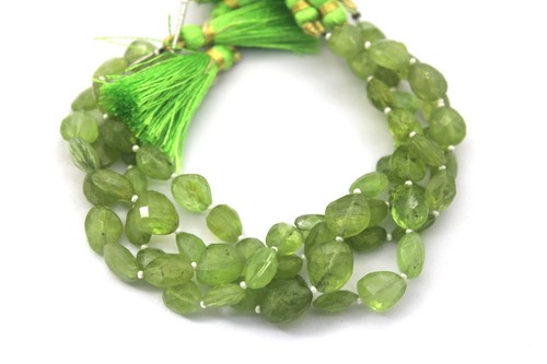 Peridot faceted Tumble Gemstone Green peridot faceted Tumbled Gemstone Peridot - Picture 2 of 4