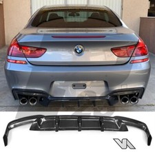 DIFFUSORE POSTERIORE QUAD SCARICO FIBRA DI CARBONIO STILE M6 PER BMW SERIE 6 F06 F12 F13