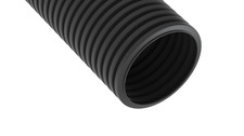 Panduit CLT50F-D20/N Corrugated Loom Slit Wall Tubing - Black 500 Ft - .5IN DIA