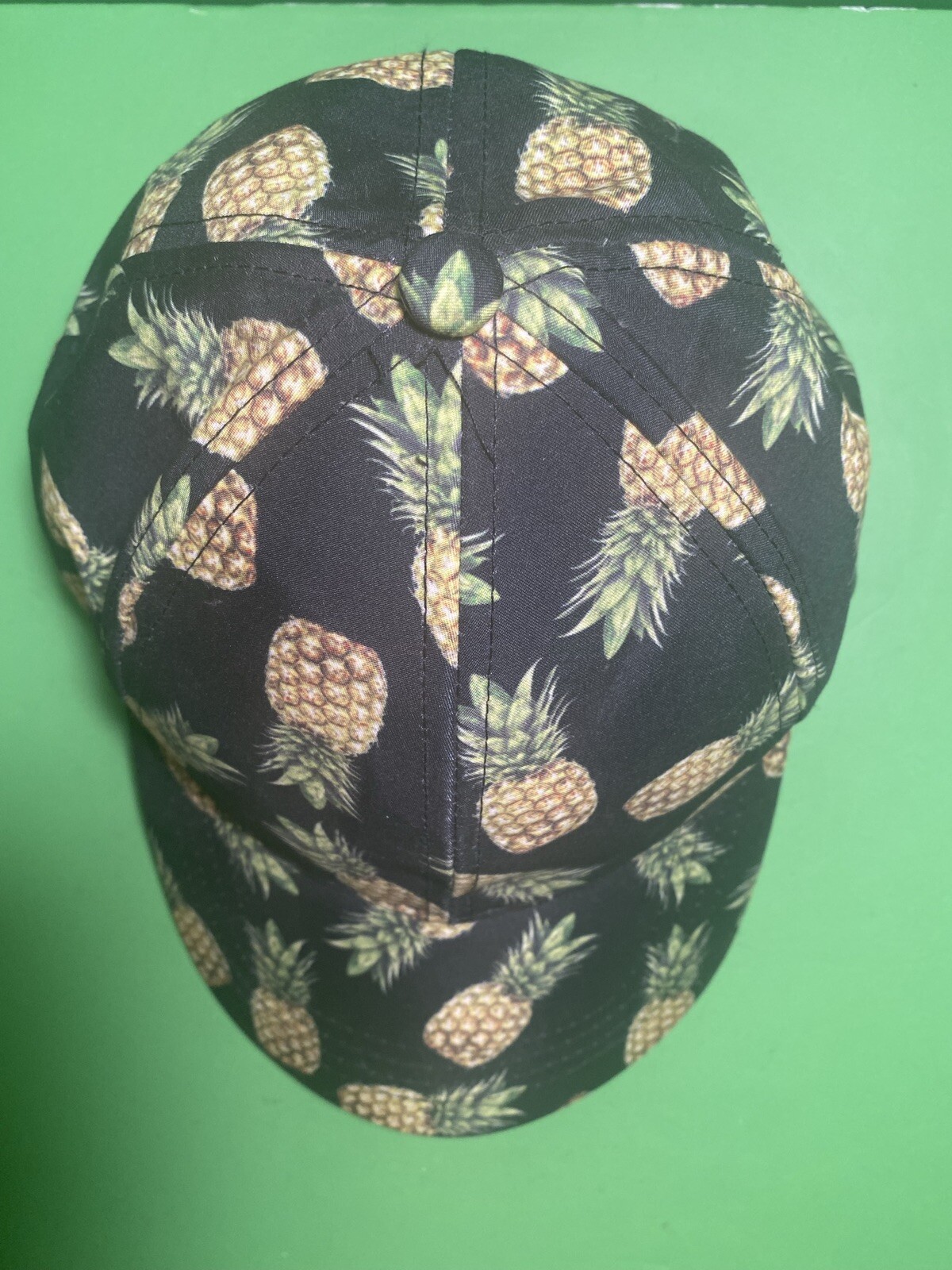 Pineapple All Over Print Adjustable strap Hat Cap… - image 2
