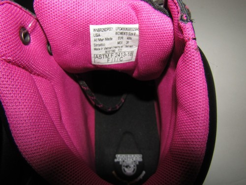 NEW, BRAHMA Women's Black Steel Toe Combat Boots, Size 9, Anti-Fatigue Safety - Picture 14 of 16