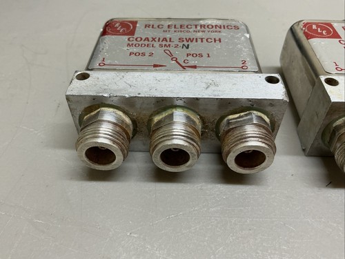 RLC Elec. 2 Interruttore coassiale trasmissione radiofrequenza SM-2-N 5985-01-274-9259 - Foto 5 di 9