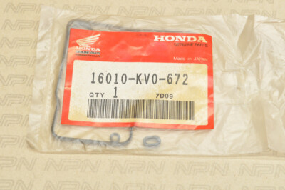 NOS Honda 1988-90 VTR250 Interceptor Carburetor Gasket Set 16010-KV0-672