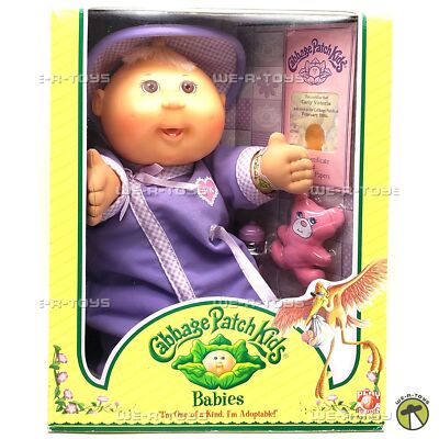Cabbage Patch Kids Babies Carly Doll with bottle 2005 Play Along #11310 