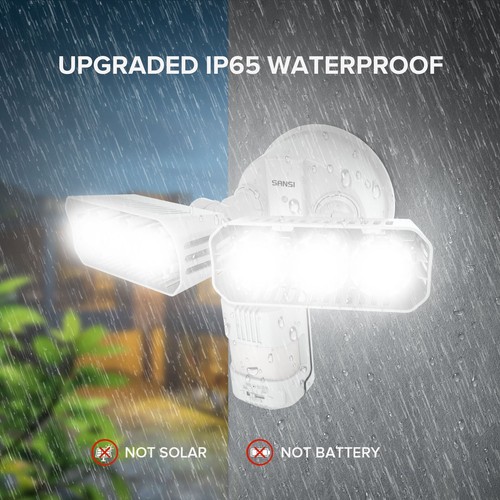 38W=300W LED Motion Sensor Security Light Wired Outdoor Floodlight 4 Mode IP65 - Picture 3 of 11