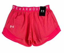 Women's Under Armour UA Play Up Twist Shorts 3.0/ 1349125 Size XS Loose Fit Pink