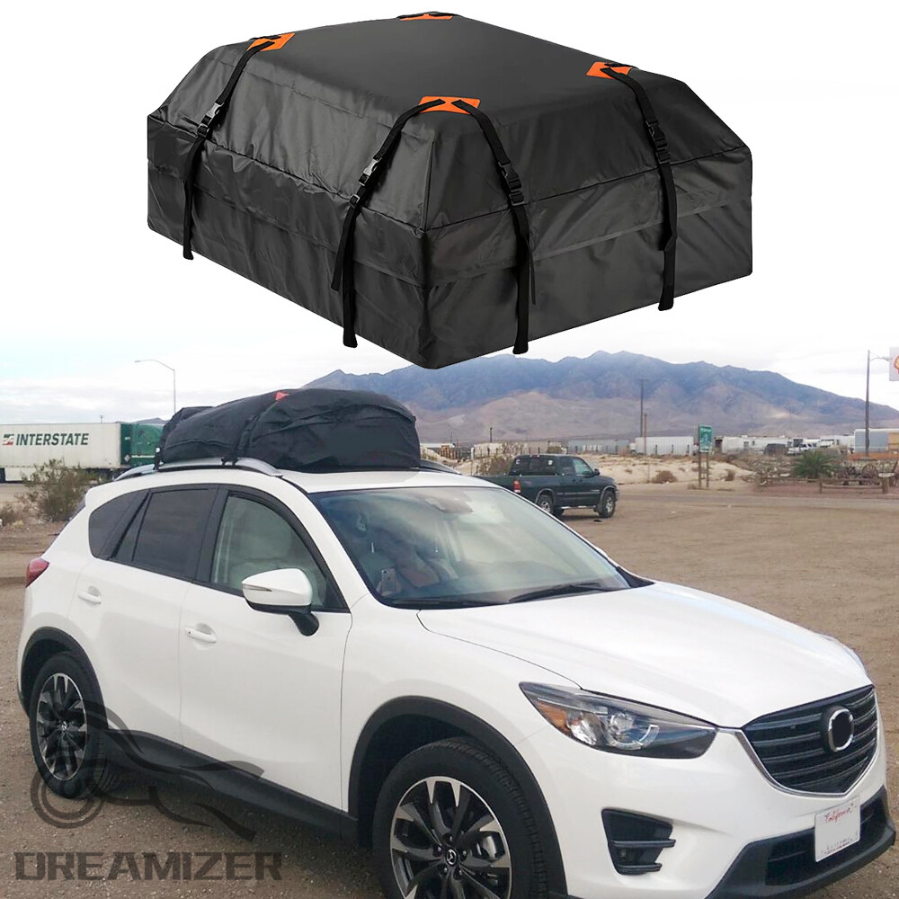21 Cubic Feet Car Roof Top Cargo Carrier Storage Bag For Mazda CX-5 CX-7  CX-9