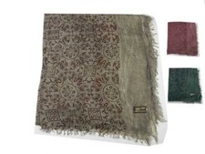 Men Women Geometric Pattern Beige Red Blue Stole Fashion Stoles