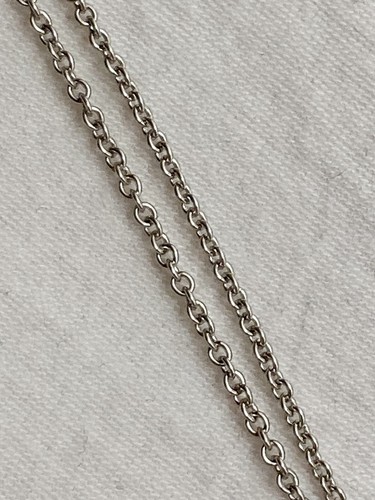Kennth Jay Lane Necklace CZ Sideways Flower Pendant Necklace Silver Tone 16” KJL - Picture 22 of 24