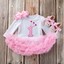 thumbnail 3 - 3PCS Toddler Baby Girls Birthday Party Dress Outfits Romper Tutu Dress Shoes Set
