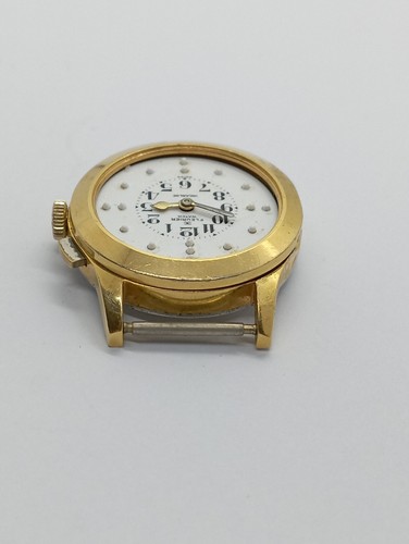 Vintage FLEURIER BRAILLE Watch For The Blind Gold Plated G20 cal. 196 Unitas 199 - Picture 6 of 23