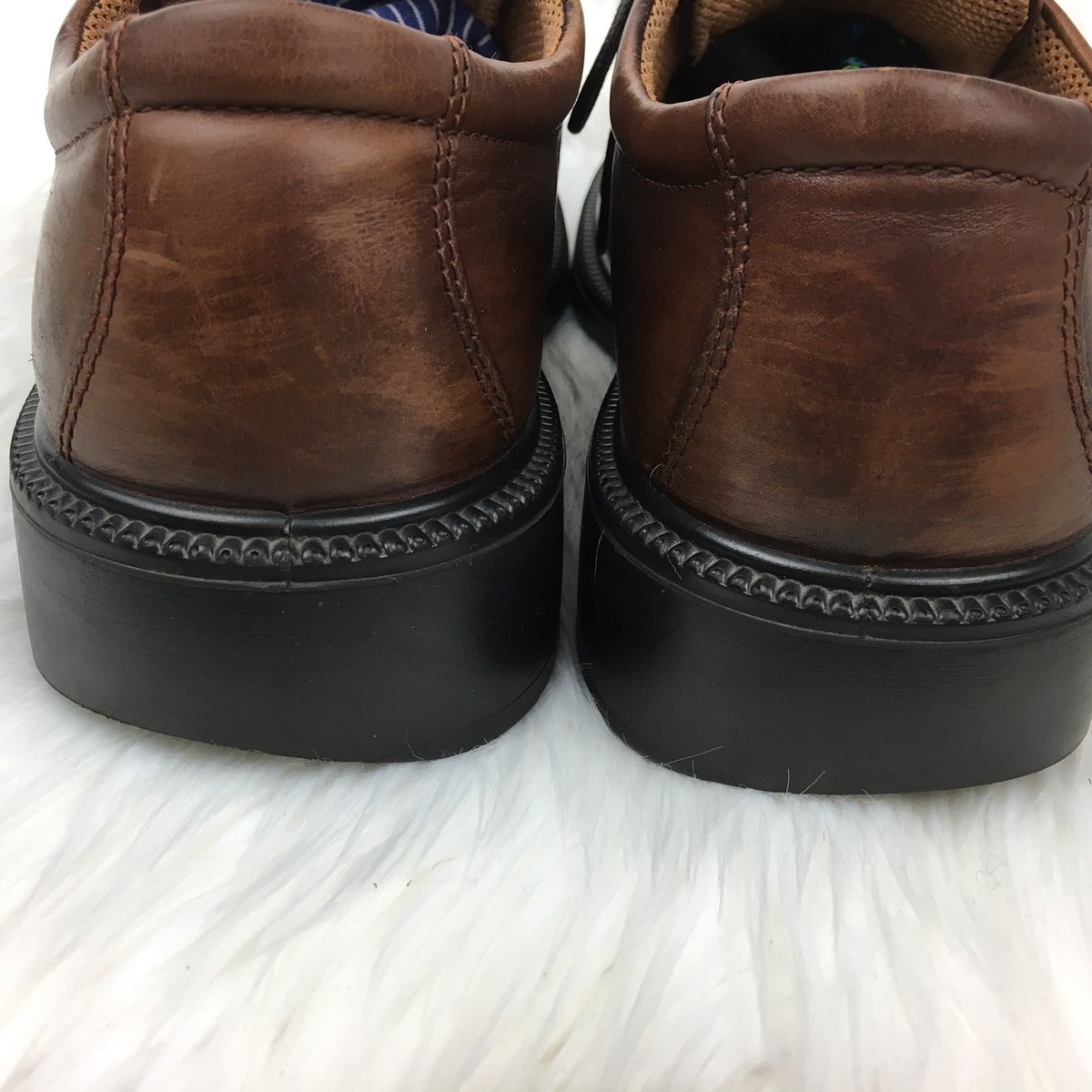 ECCO Men’s Plain Toe Derby Dress Shoes Brown Leather Comfort EU 46 US 12 Men main image 4