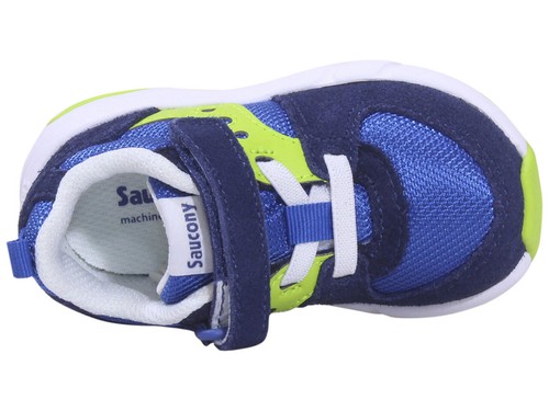 Saucony Toddler Boy's Jazz-Lite-2.0 Sneakers Hook-&-Loop Shoes Blue/Green - Picture 6 of 24