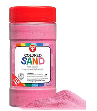 Hygloss Products Colored Play Sand Assorted Colorful Craft Art Bucket O' Sand