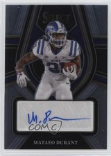 2022 Panini Select Draft Picks Rookie Signatures Mataeo Durant #RS-MDU Auto z7d