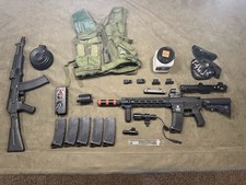 Airsoft Gear and Parts Set: Guns/Mags/Accessories/Ammunition