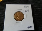 1914-D 2 1/2 Dollar Gold Indian Head Quarter Eagle