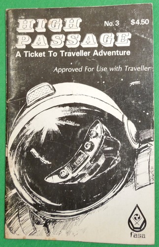 1982 FASA High Passage: A Ticket to Traveller Adventure No. 3, RPG de ciencia ficción - Imagen 1 de 10