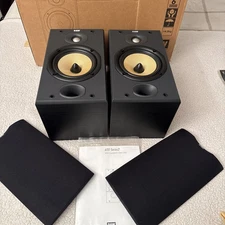 Bowers & Wilkins DM 601 S2 Bookshelf Speakers - Made In England W/ Box & Manual
