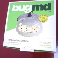 BugMD Termination Station Trap Combination of Light Heat and Glue Pest Trap