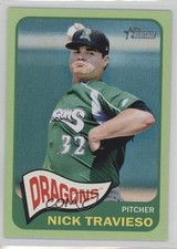 2014 Topps Heritage Minor League Edition Green Nick Travieso #45 4r2
