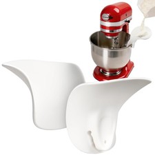 2pcs Silicone Flour Funnel, White Flour Funne...