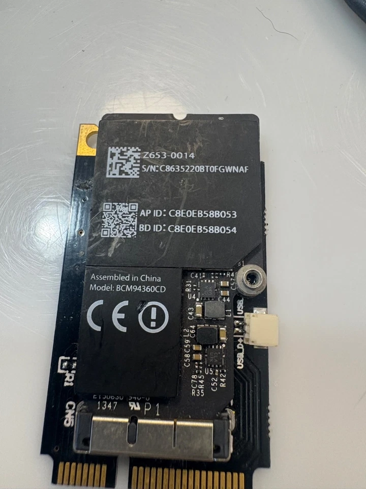 Mac Pro 4,1 5,1 Apple WiFi BT 4.1 Upgrade Adaptor & Card COMPLETE KIT - Image 4 of 4