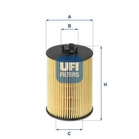 Ufi ÖLfilter 25.063.00 Filtereinsatz FüR W245 Mercedes W169 Klasse Sports Tourer