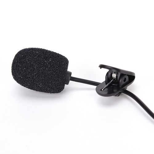 mini 3.5mm hands-free mic microphone clip on lavalier lapel for PC Laptop bl=YA - Afbeelding 4 van 6