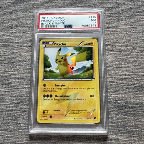 Pikachu graded PSA 7 for sale on eBay