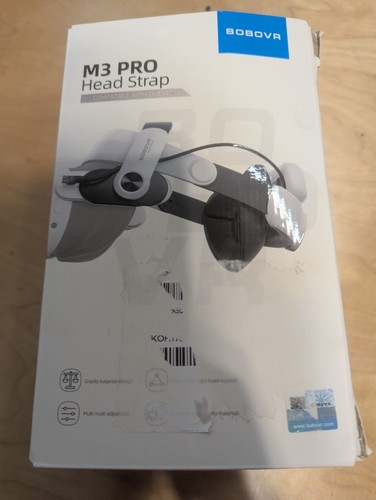 BOBOVR M3 Pro Kopfbügel KOMPLETT MIT AKKU kompatibel mit Meta Quest 3