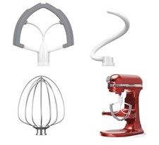 3 Pcs Flex Edge Beater KitchenAid 6 Quart Lifting Stand Mixer Attachments New
