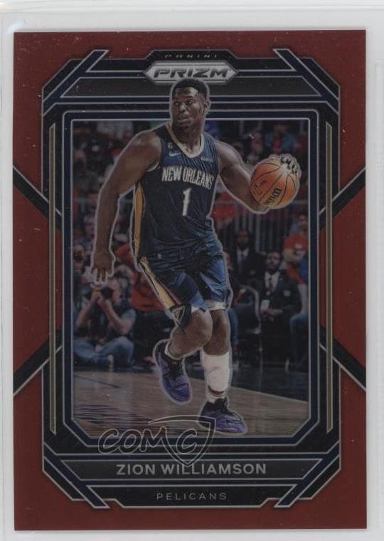 2022-23 Panini Prizm Red Prizm 127/299 Zion Williamson #214 19ed